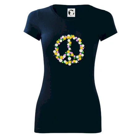 Peace symbol kopretiny