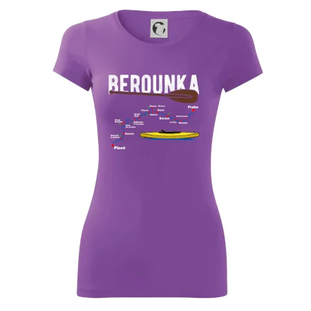 Mapa řeky Berounky