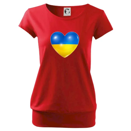 Ukrajina srdce vlajka