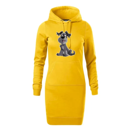 Knírač kreslený sedící