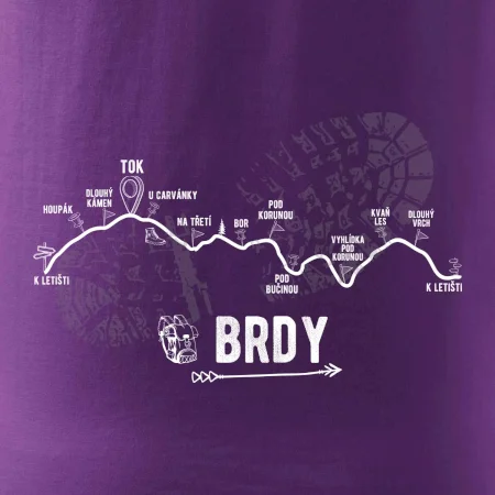 Profil kopců - Brdy