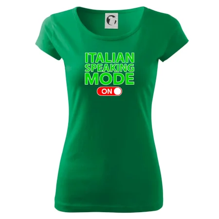 Italian speaking mode - ON