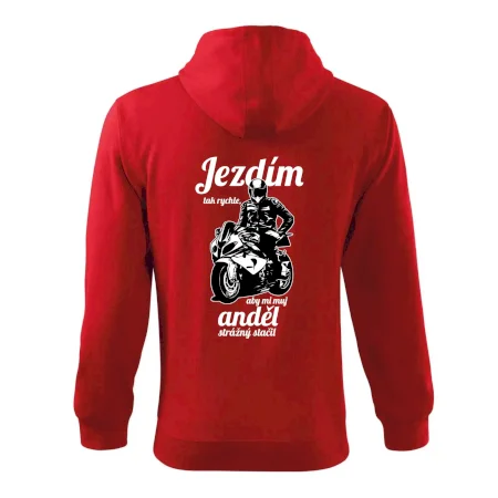 Silniční motorka - jezdím tak rychle, aby mi můj anděl strážný stačil
