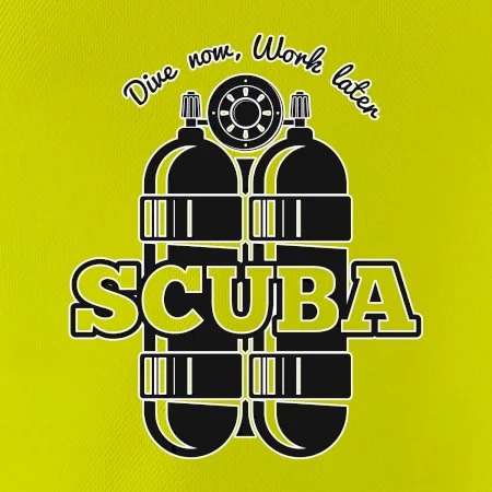 Dive now work later - Scuba