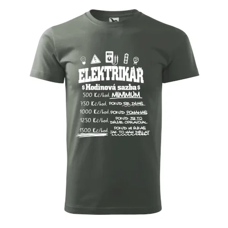 Elektrikář hodinová sazba