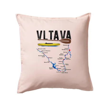 Mapa řeky Vltavy