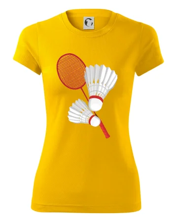 Badminton - pálka a košík