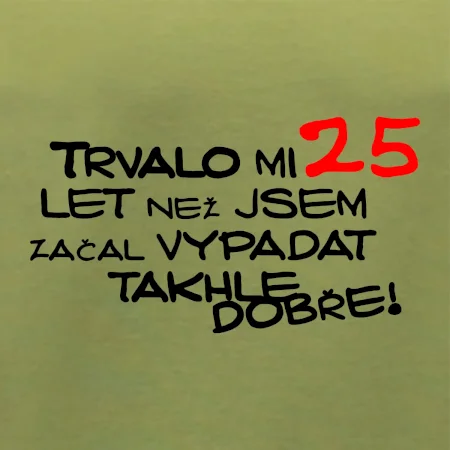 Trvalo mi 25 let než jsem začal vypadat takhle dobře