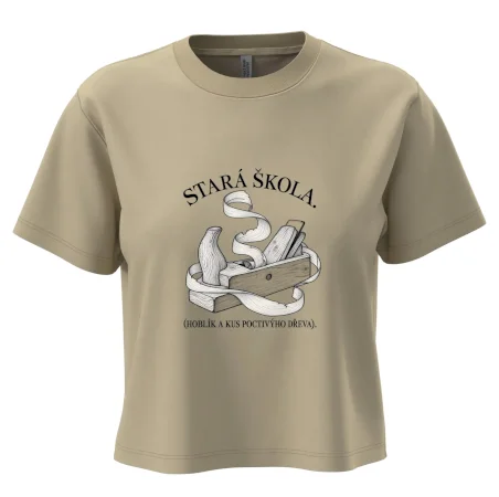 Stará škola hoblík a kus poctivýho dřeva