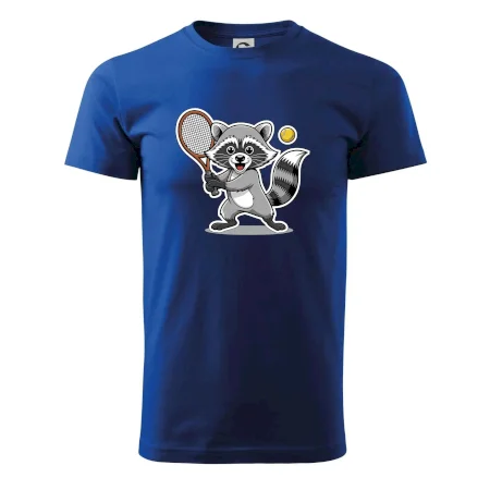 Mýval hraje tenis kreslený