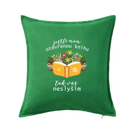 Jestli mám otevřenou knihu, tak vás neslyším