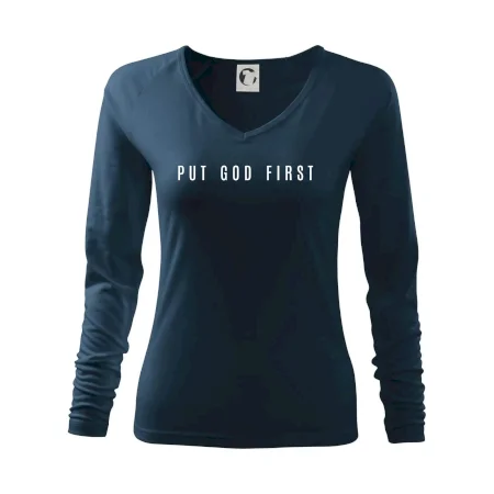 Put God first slabý nápis