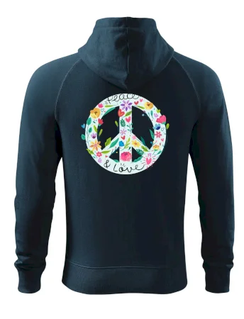 Peace and love symbol
