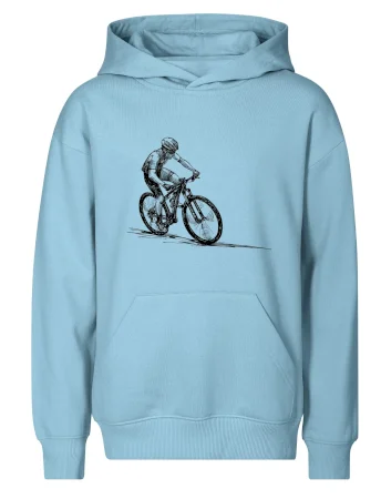 MTB kreslený cyklista