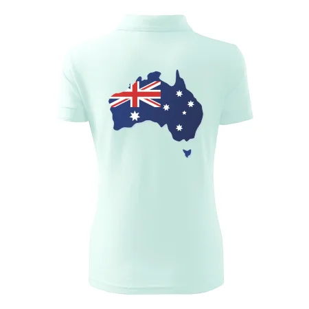 Austrálie - vlajka mapa