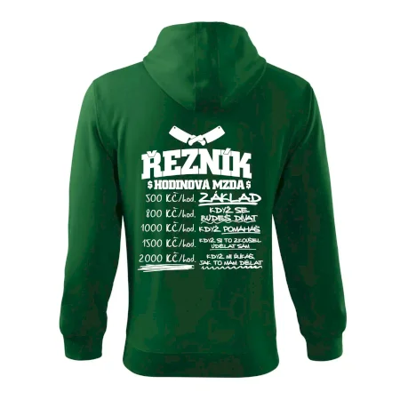 Hodinová mzda řezník