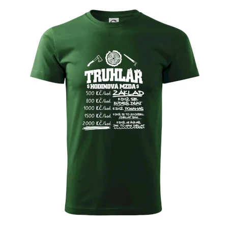 Hodinová mzda truhlář