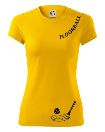 Floorball nápis šikmo