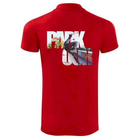 Parkour nápis ve městě