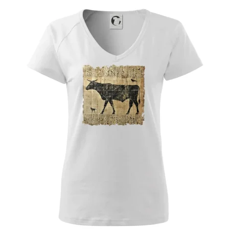 Egyptské hieroglyfy kráva