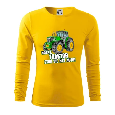 Holky, traktor stojí víc než auto