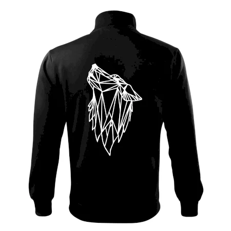Geometrie - vlk - vyjící
