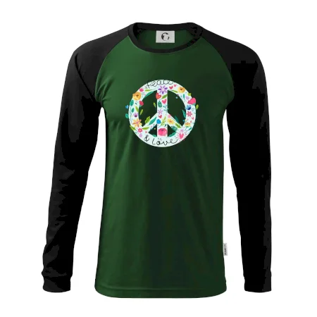 Peace and love symbol