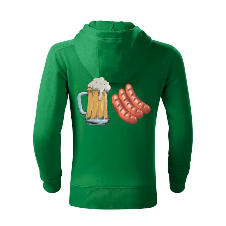 Pivo a klobása