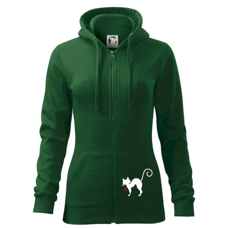 Zamilovaná kočka prohnutá