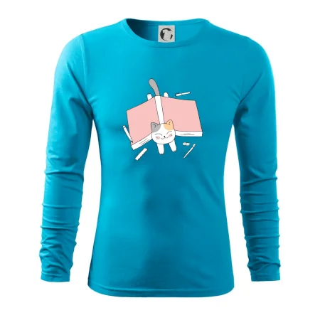 Učení na státnice kočka