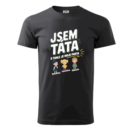 Jsem táta a tohle je moje parta  (obrázky a jména dětí)