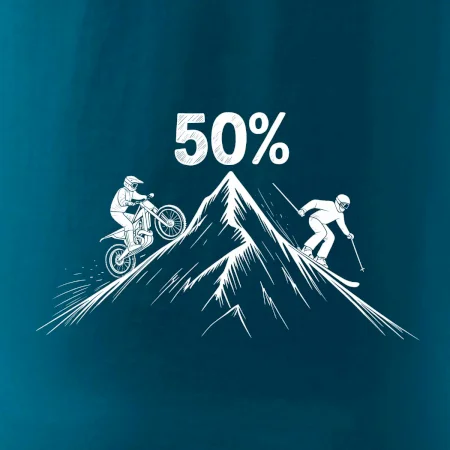 Narozeniny motorkář enduro a lyžař 50