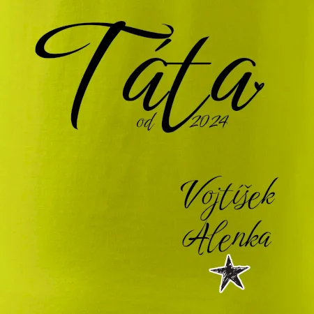 Táta od roku + jména dětí dole vlevo