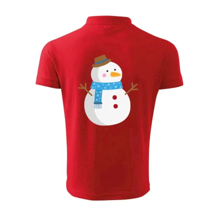 Sněhulák se šálou