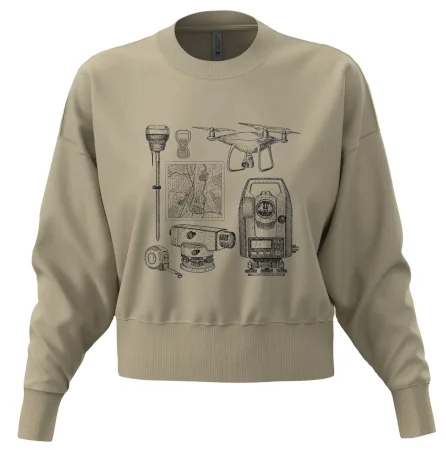 Geodet teodolit dron