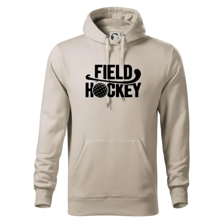 Field hockey míček a nápis