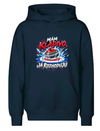 Kladivo drtí střed curlingového domu