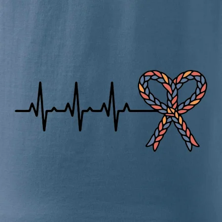 EKG srdce velikonoce