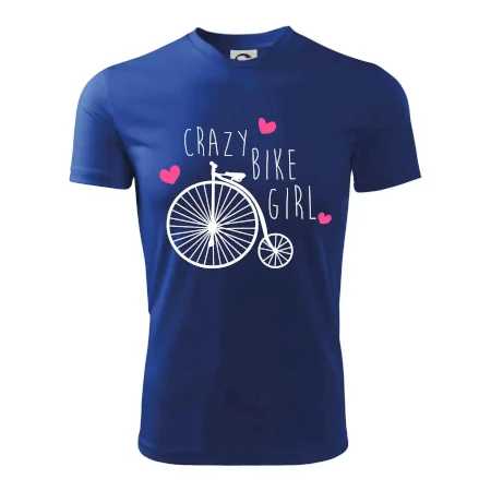 Crazy bike girl