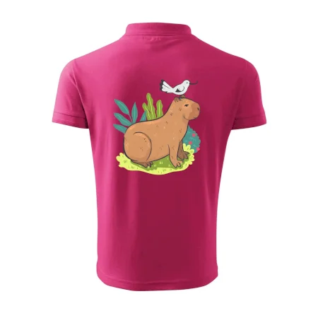 Kapybara a ptáček
