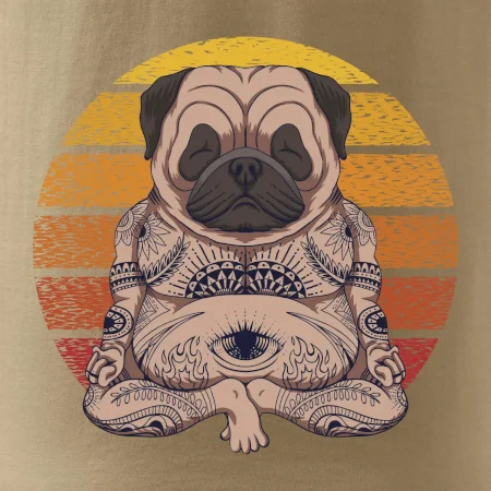 Yoga meditace - pug