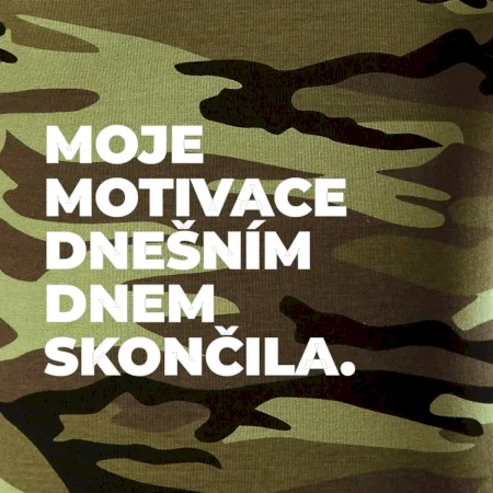 MOJE MOTIVACE DNEŠNÍM DNEM SKONČILA.