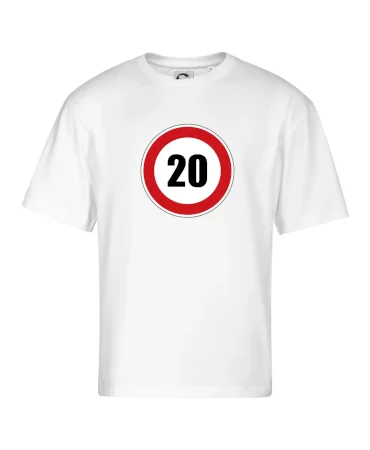 Dopravní značka - omezení rychlosti 20