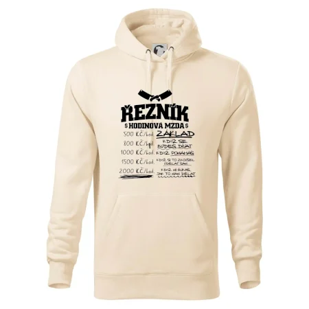 Hodinová mzda řezník