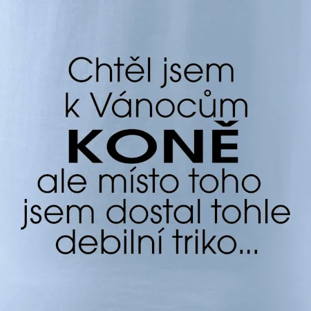 Chtěl jsem dostat k Vánocům koně