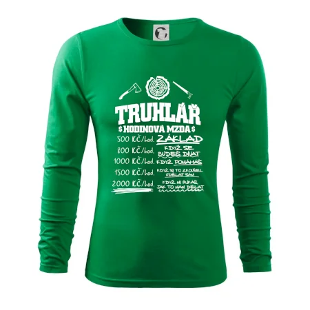Hodinová mzda truhlář