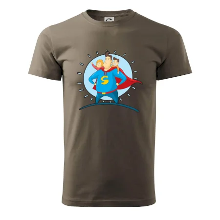 Táta superman - holka a kluk