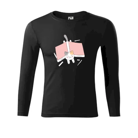 Učení na státnice kočka
