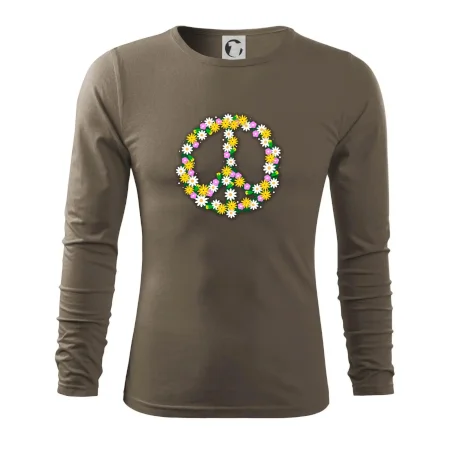 Peace symbol kopretiny