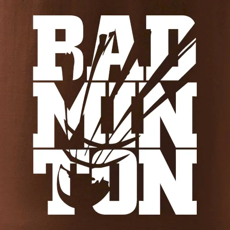 Badminton nápis